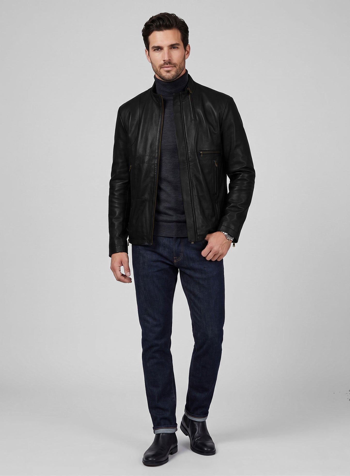 Leather Jacket #608