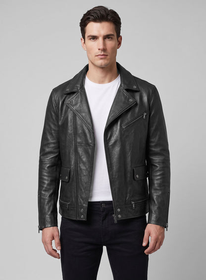 Eddie Redmayne Leather Jacket