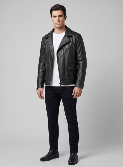 Eddie Redmayne Leather Jacket