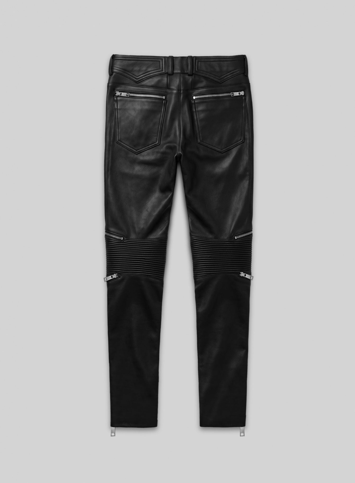 Electric Zipper Mono Leather Pants – LeatherCult