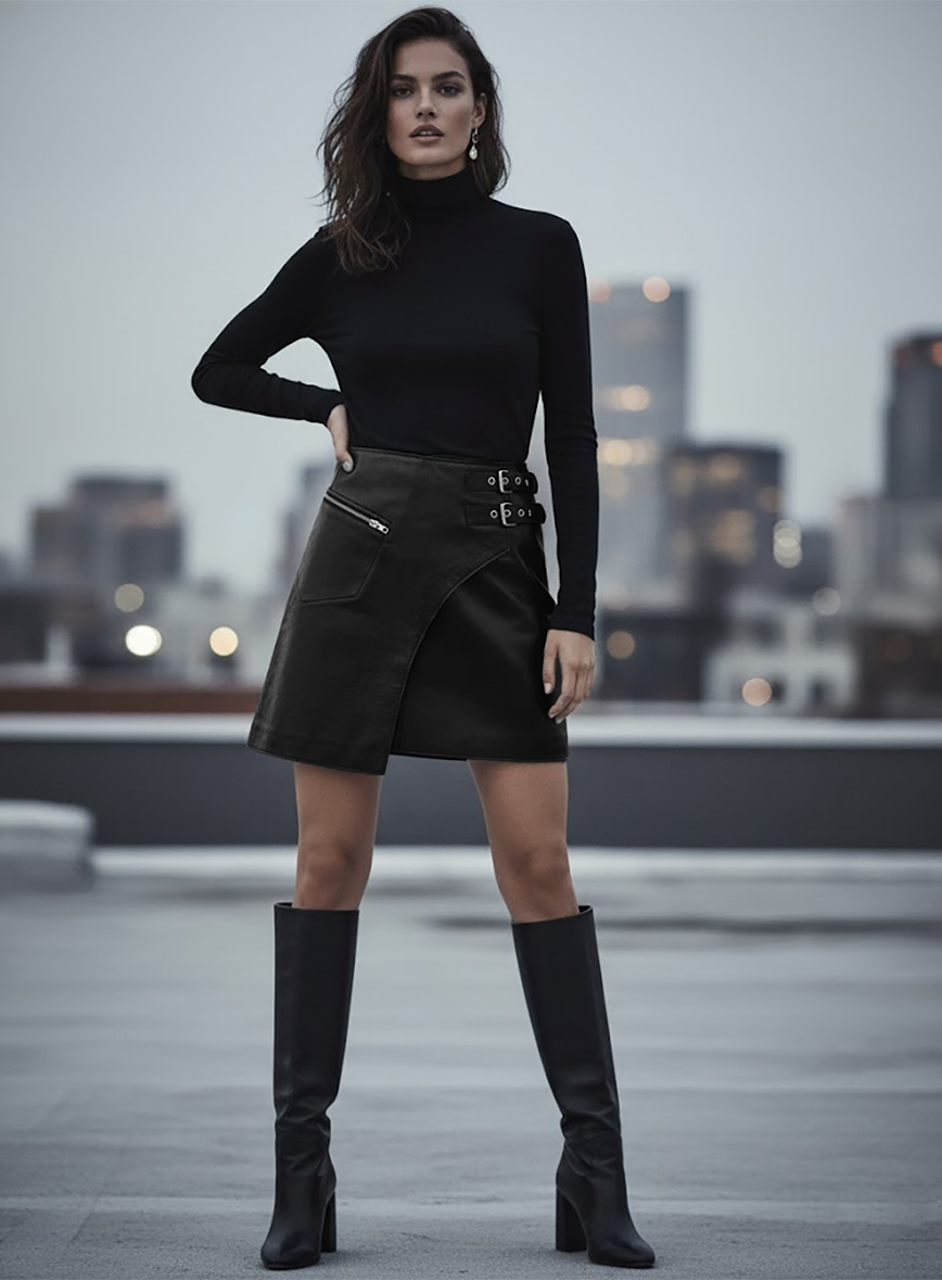 Element Leather Skirt - # 179