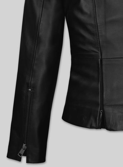Elizabeth Gillies Dynasty Leather Jacket