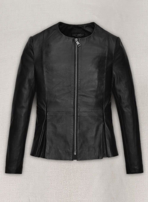 Elizabeth Gillies Dynasty Leather Jacket - LeatherCult