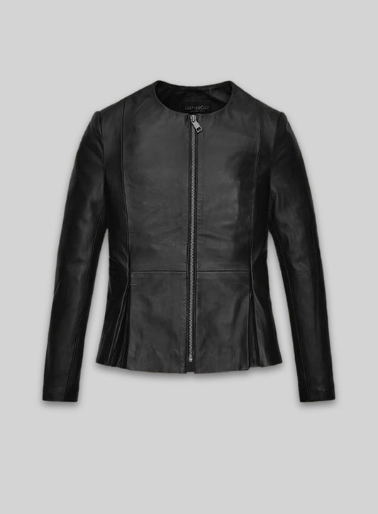 Elizabeth Gillies Dynasty Leather Jacket