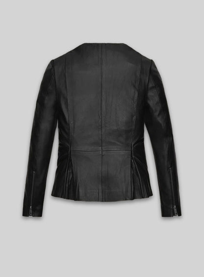 Elizabeth Gillies Dynasty Leather Jacket