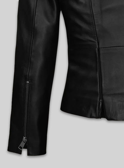 Elizabeth Gillies Dynasty Leather Jacket