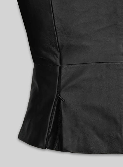 Elizabeth Gillies Dynasty Leather Jacket