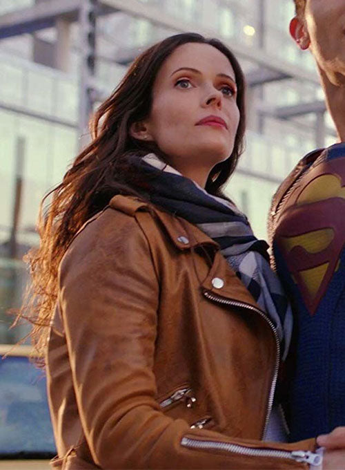 Elizabeth Tulloch Superman and Lois Leather Jacket – LeatherCult