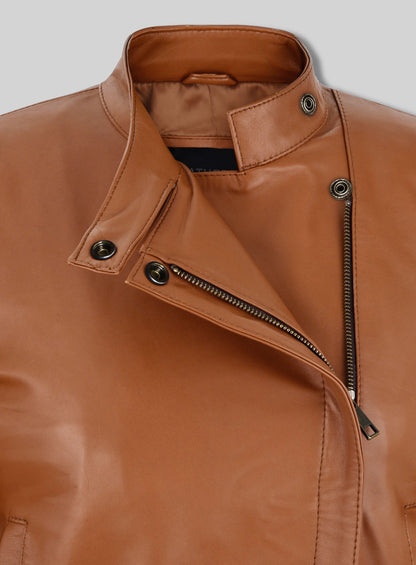 Ellen Pompeo Leather Jacket #1