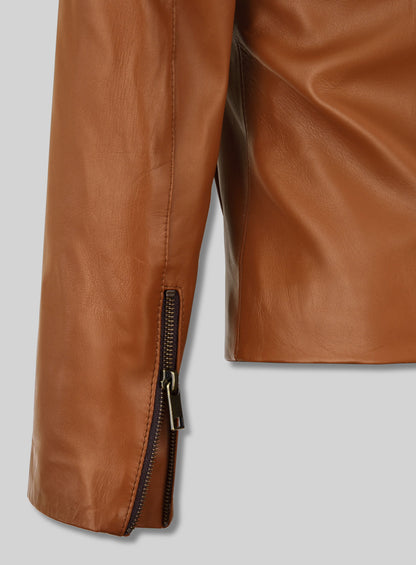 Ellen Pompeo Leather Jacket #1