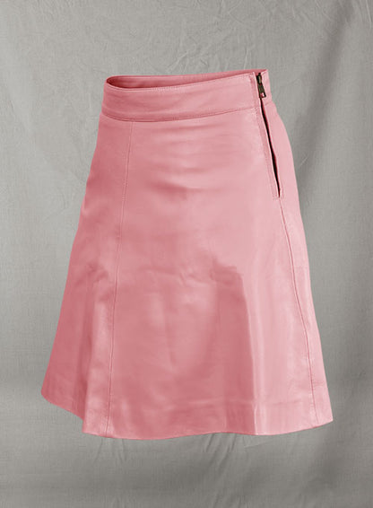 Ellen Pompeo Leather Skirt - LeatherCult