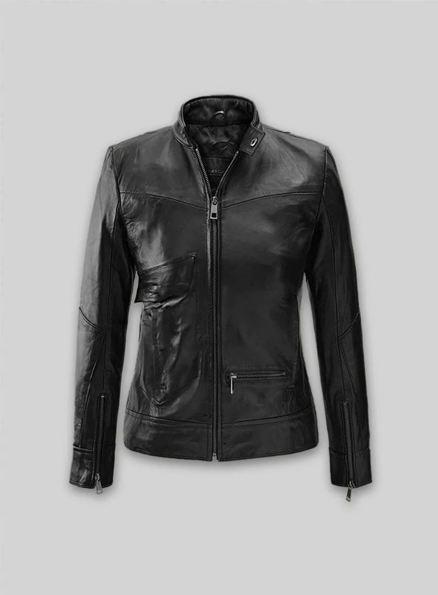 Elsa Pataky Leather Jacket