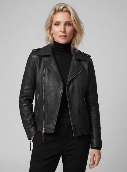 Elsa Pataky Leather Jacket #2
