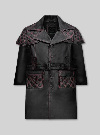 Elvis Presley Leather Long Coat