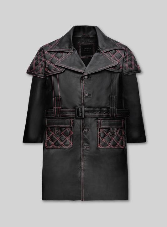 Elvis Presley Leather Long Coat