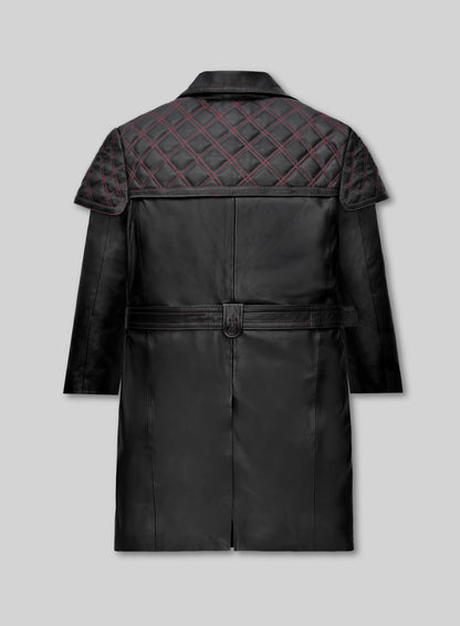 Elvis Presley Leather Long Coat