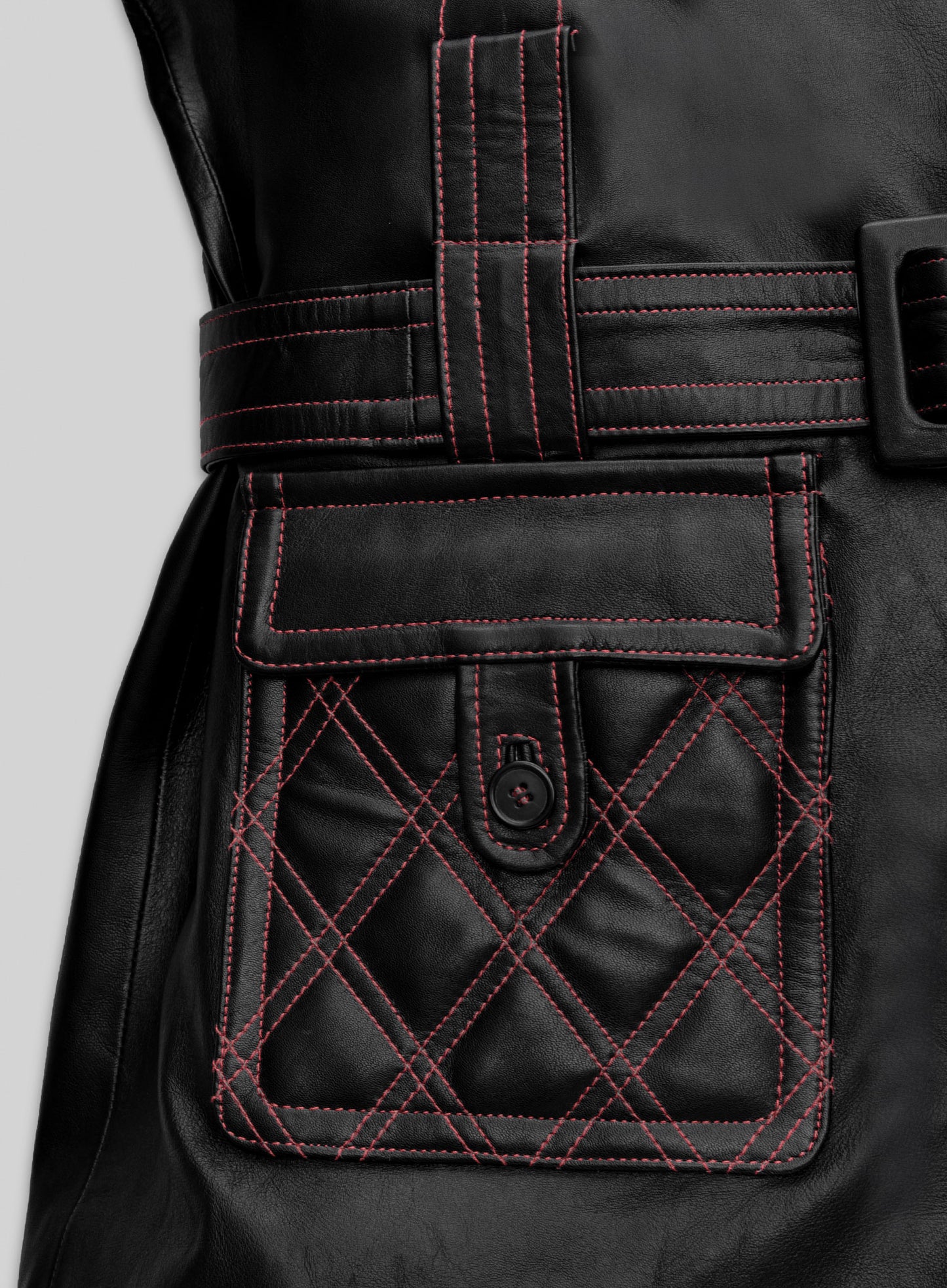 Elvis Presley Leather Long Coat