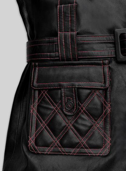 Elvis Presley Leather Long Coat