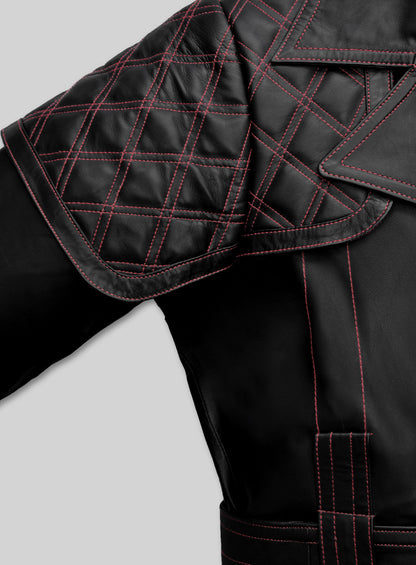 Elvis Presley Leather Long Coat