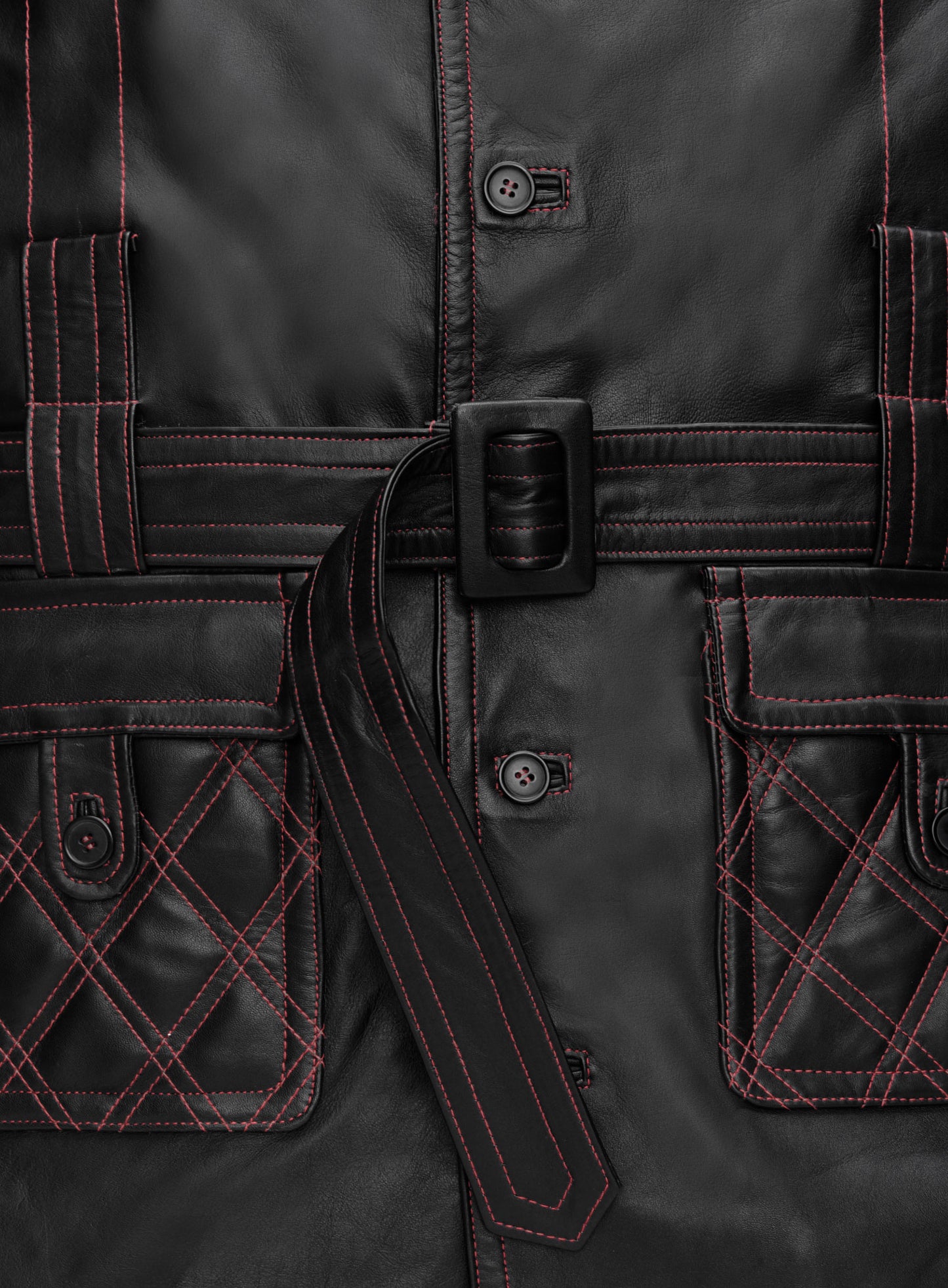 Elvis Presley Leather Long Coat
