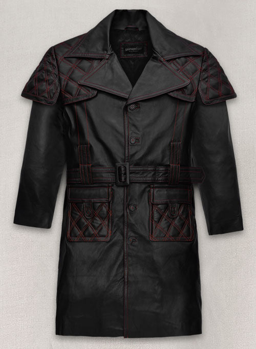 Elvis Presley Leather Long Coat - LeatherCult