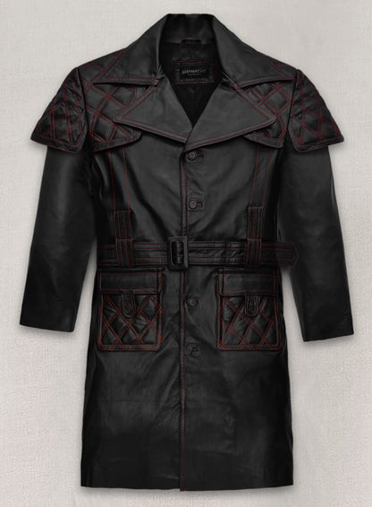 Elvis Presley Leather Long Coat - LeatherCult