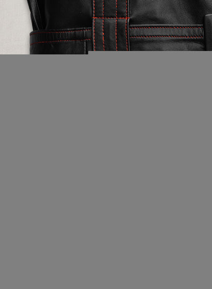 Elvis Presley Leather Long Coat - LeatherCult