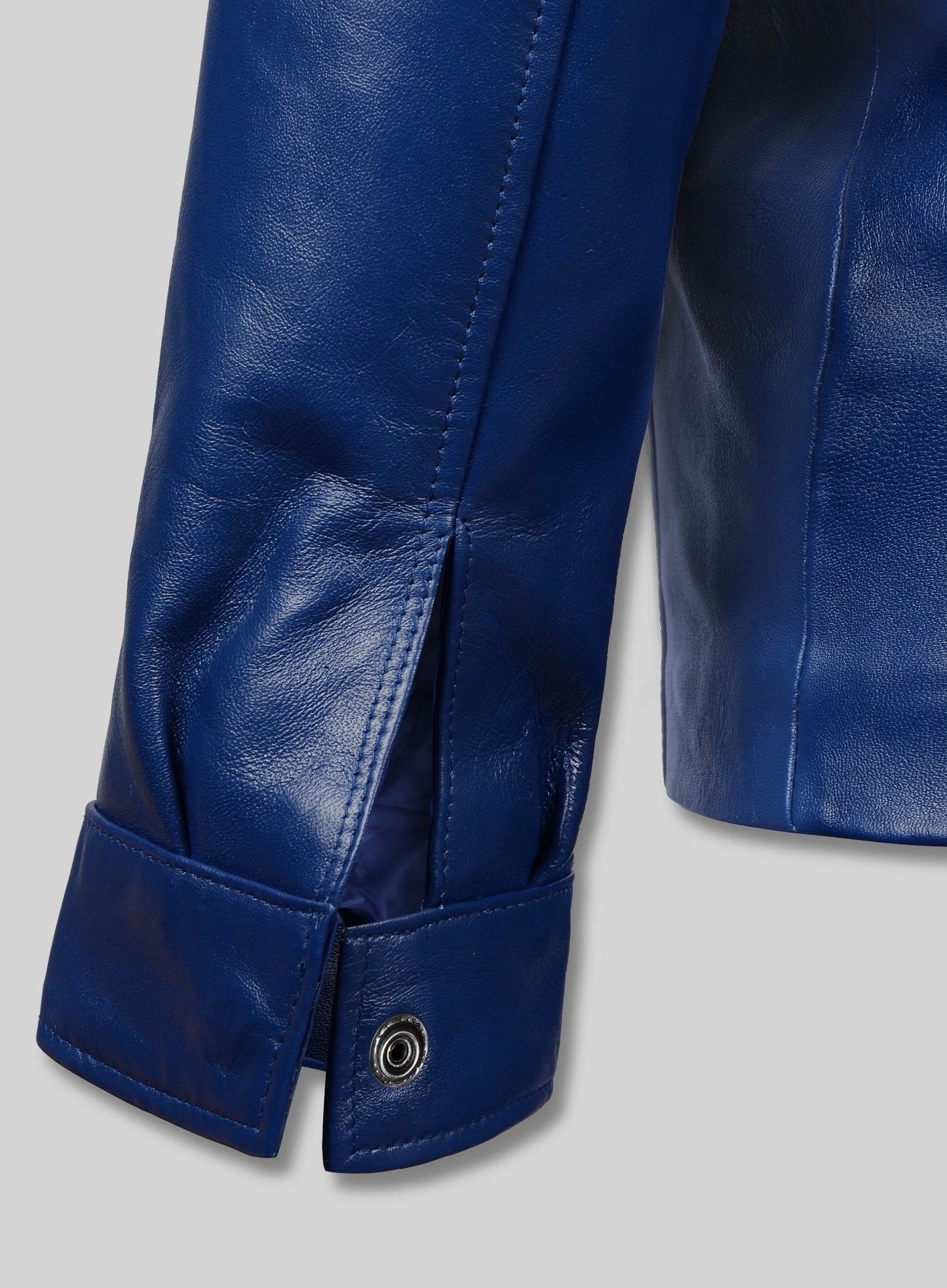 Elvis Presley Speedway Blue Leather Jacket