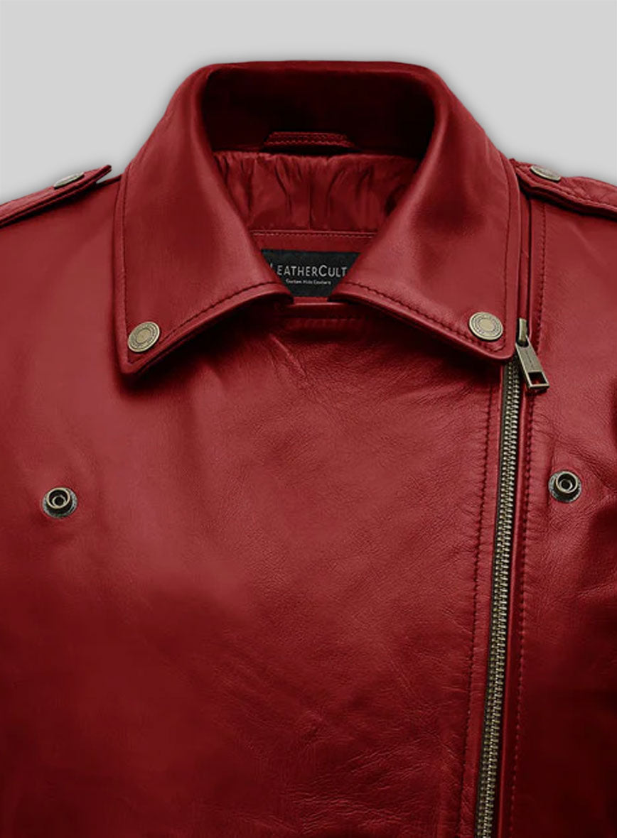 Emilia Clarke Last Christmas Leather Jacket