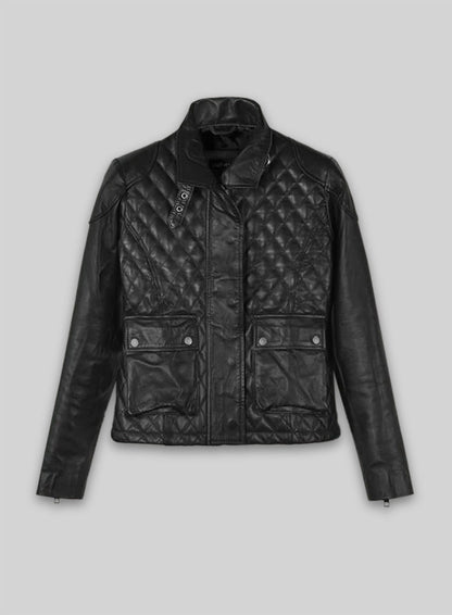 Emily Blunt Leather Jacket