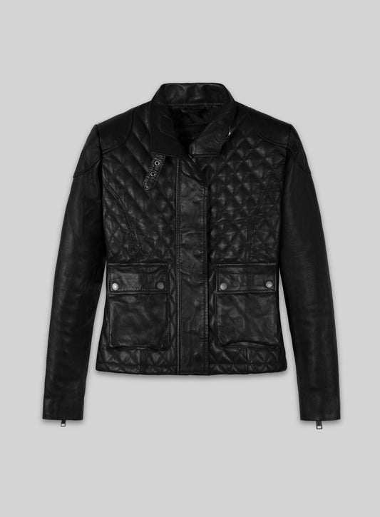 Emily Blunt Leather Jacket