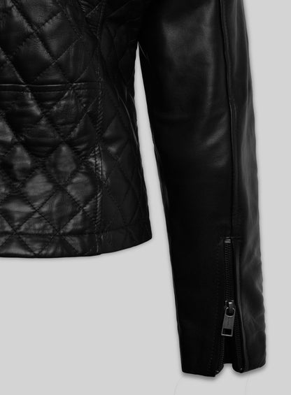 Emily Blunt Leather Jacket