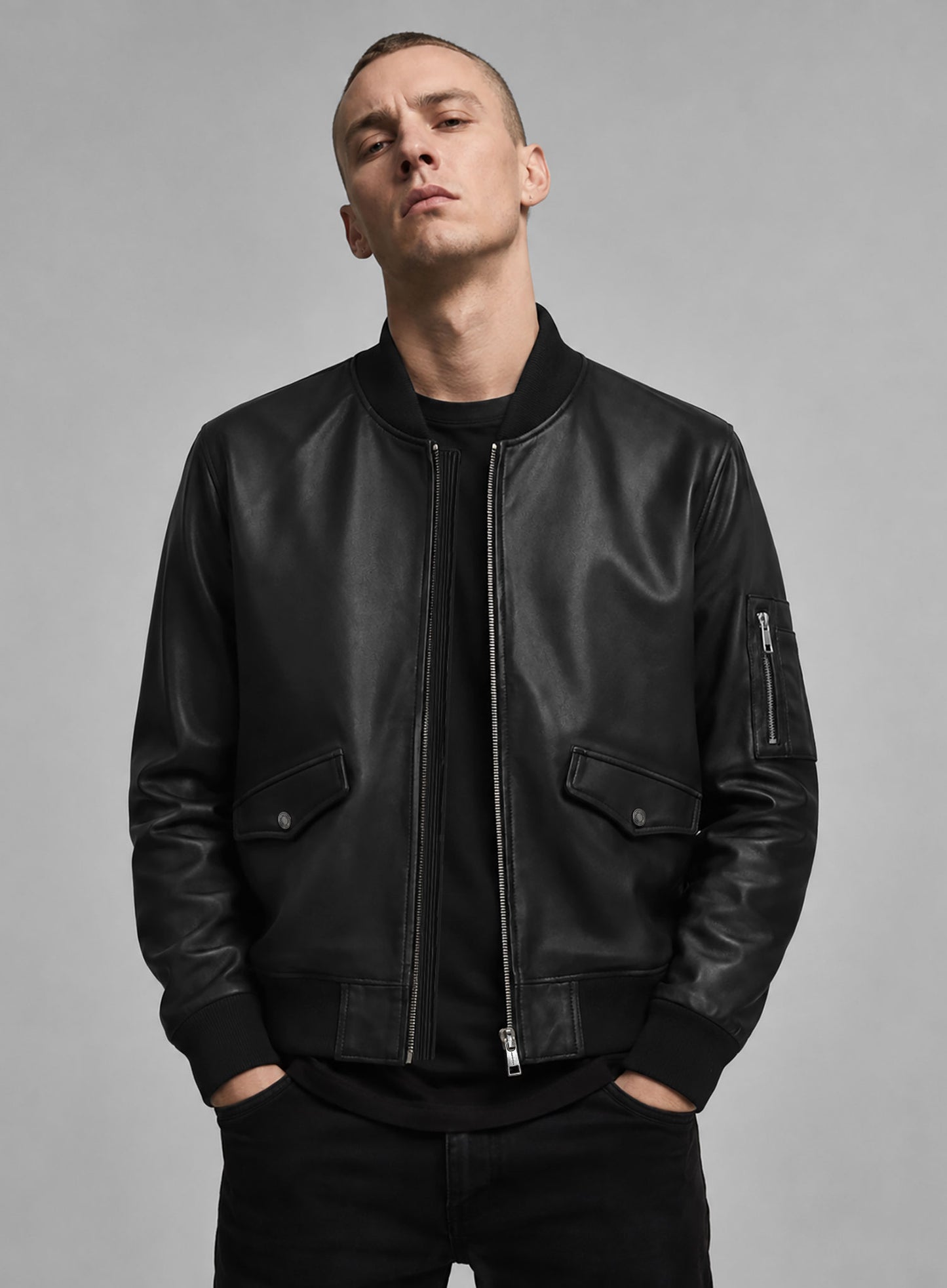 Eminem Red Carpet Leather Jacket