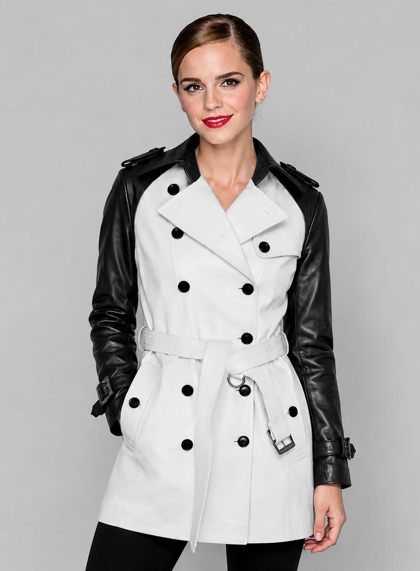 Emma Watson Pre-BAFTA Party Trench Coat