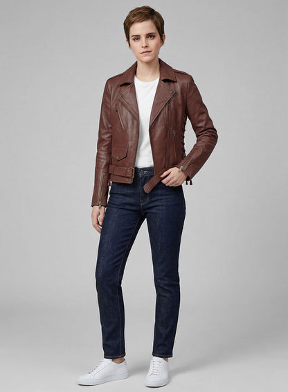 Emma Watson Leather Jacket