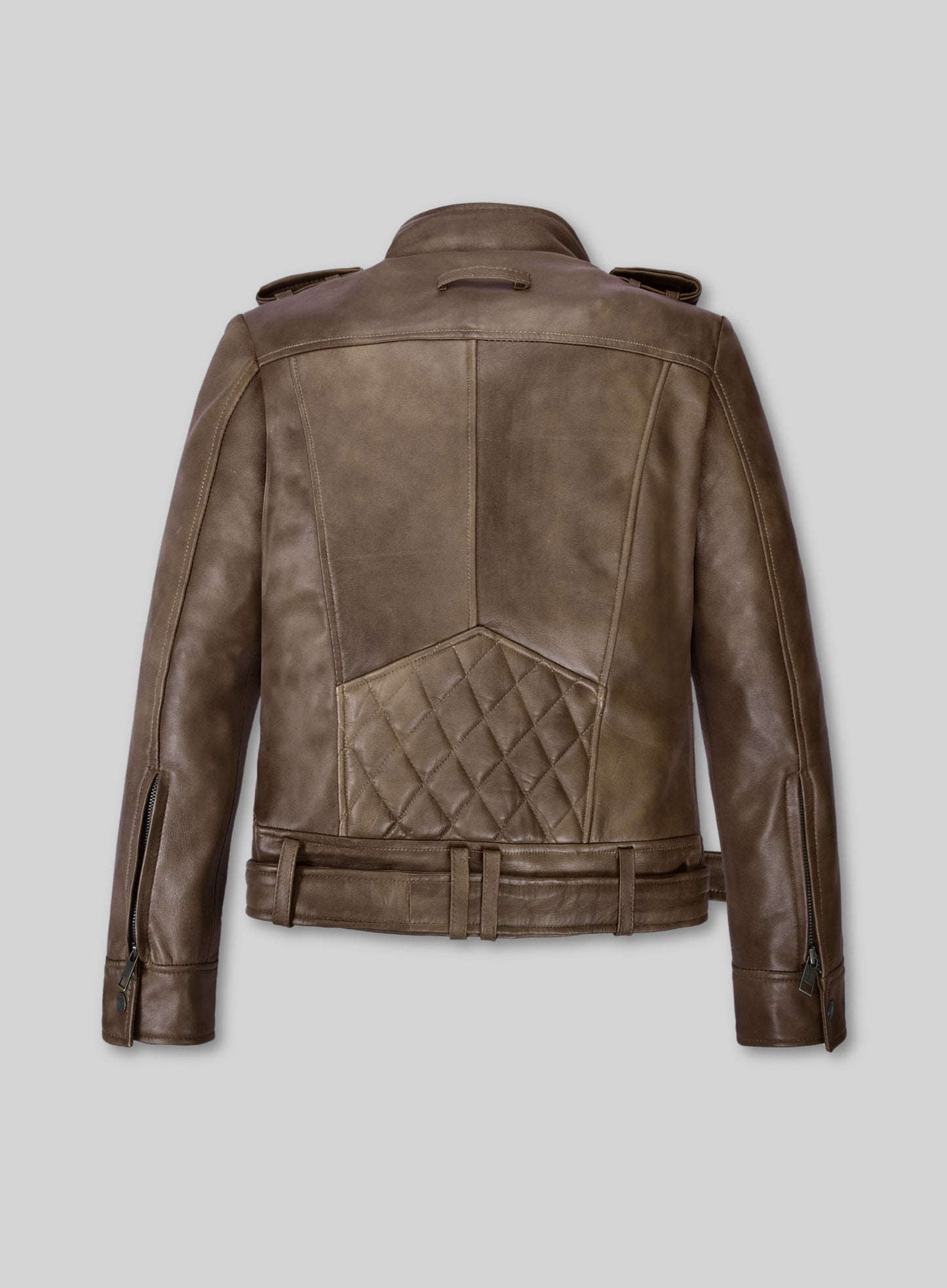 Espanol Timber Brown Leather Jacket #517