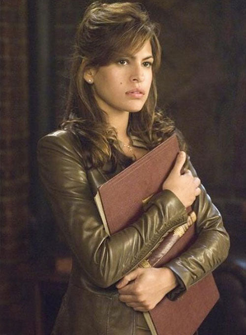 Eva Mendes Ghost Rider Leather Blazer - LeatherCult