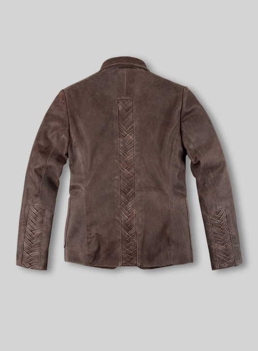 Eva Mendes Ghost Rider Leather Blazer