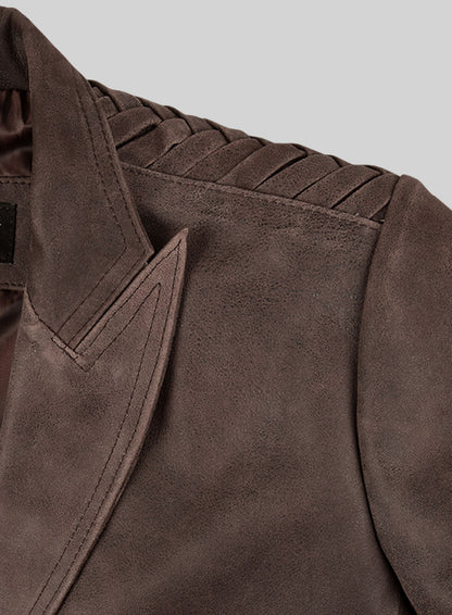 Eva Mendes Ghost Rider Leather Blazer