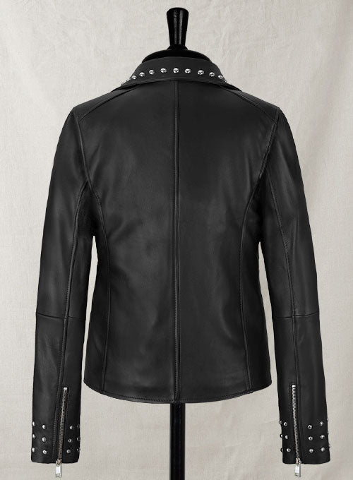 Eva Studded Leather Jacket - LeatherCult