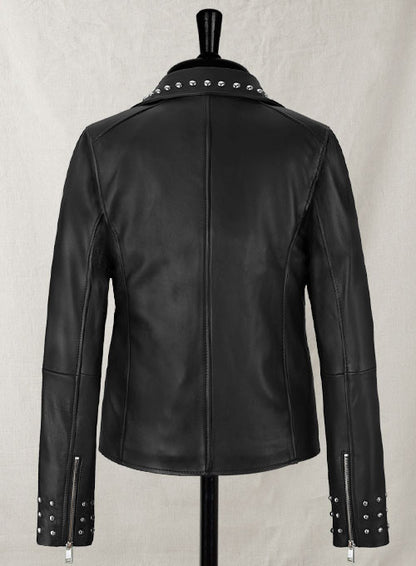 Eva Studded Leather Jacket - LeatherCult