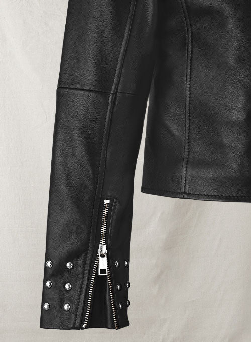Eva Studded Leather Jacket - LeatherCult