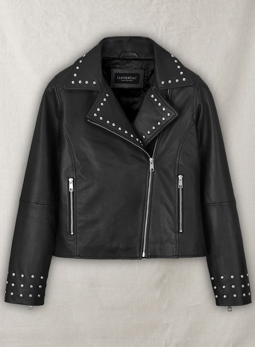Eva Studded Leather Jacket - LeatherCult