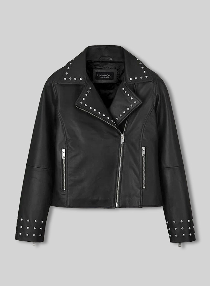 Eva Studded Leather Jacket
