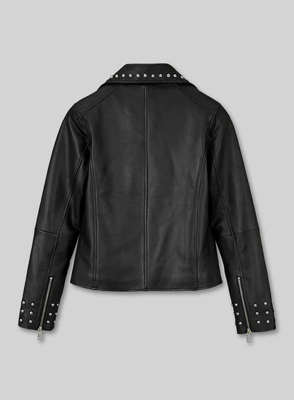 Eva Studded Leather Jacket