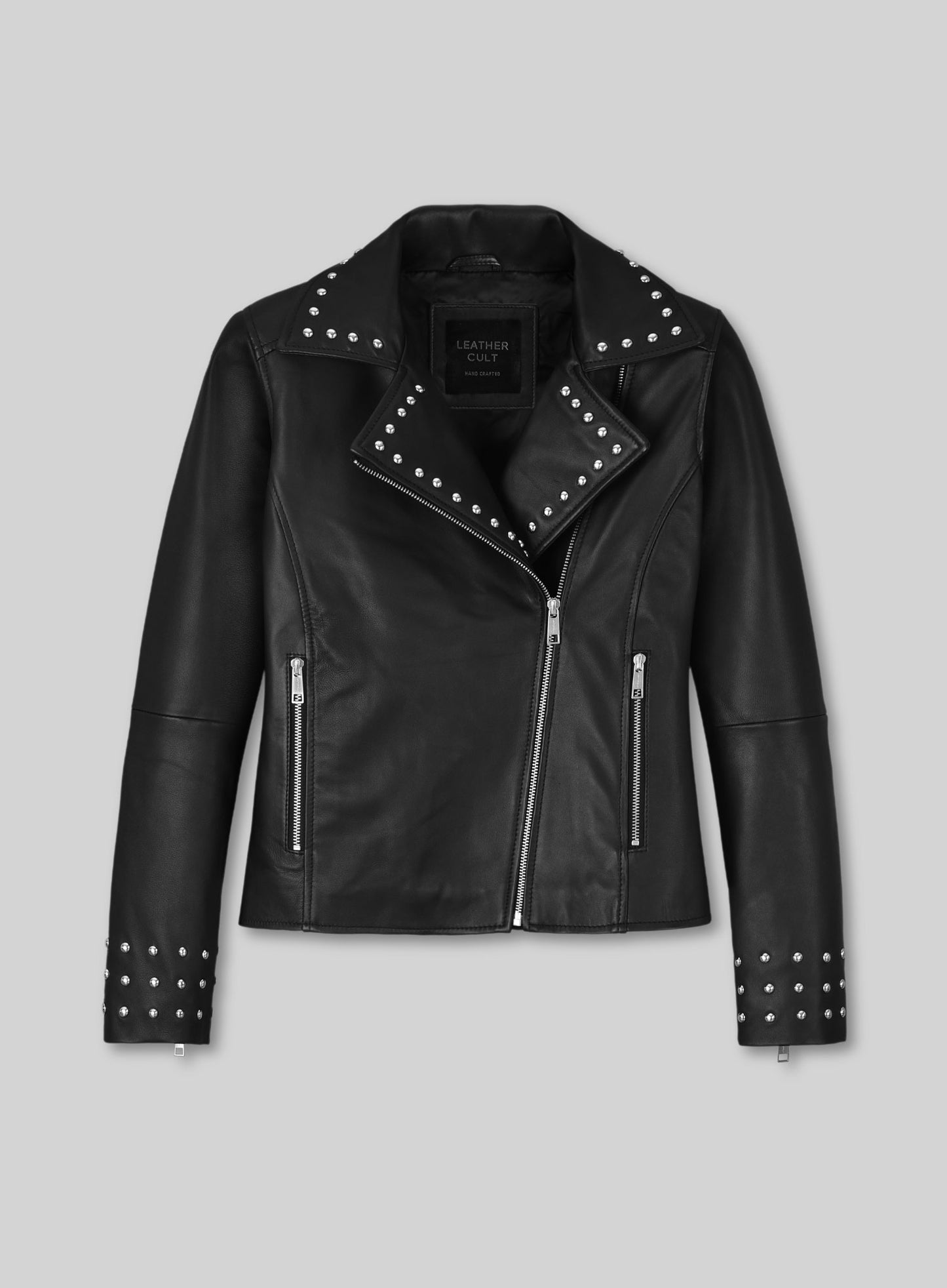 Eva Studded Leather Jacket