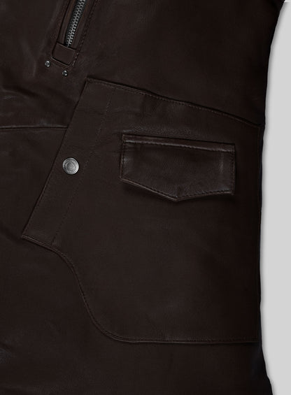 Falcon Brown Rider Leather Jacket
