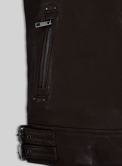 Falcon Brown Rider Leather Jacket