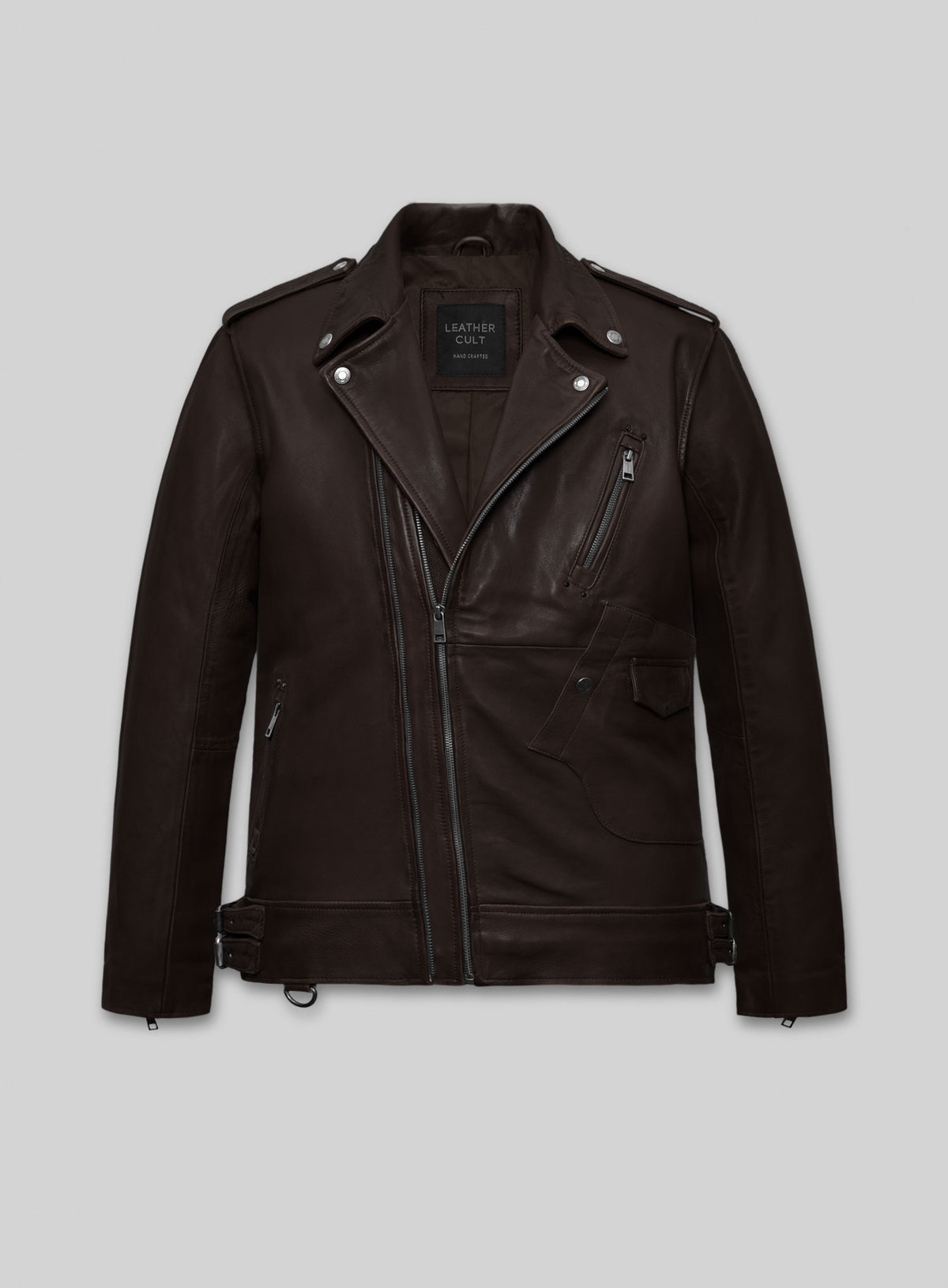 Falcon Brown Rider Leather Jacket – LeatherCult
