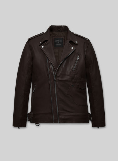 Falcon Brown Rider Leather Jacket